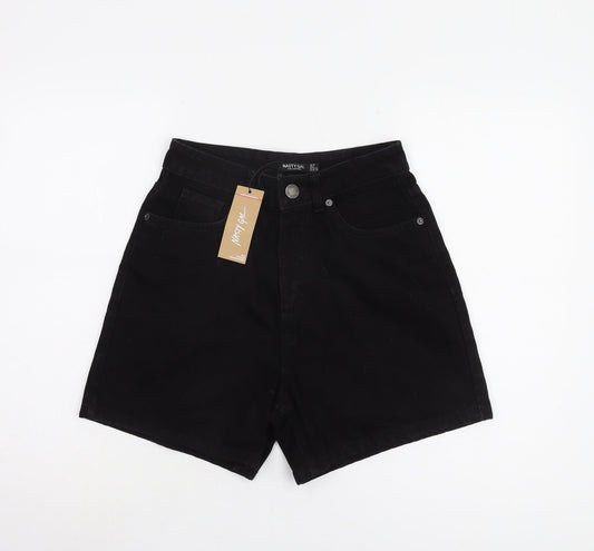 Nasty Gal Black High Rise Women's Shorts, Size 10
