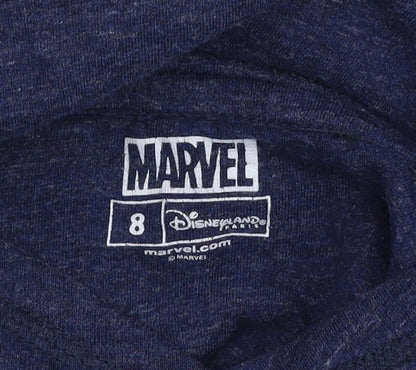 Marvel Boys Blue Superhero Pullover Hoodie 8 Years