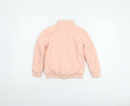 Lupilu Girls Pink Bomber Jacket, Size 8-9 Years, Cotton Blend
