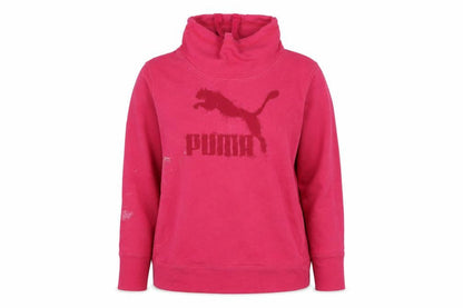 Womens UK Size 16 PUMA Pink Pullover Sweatshirt