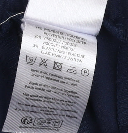 Womens UK Size 16 Damart Regular Fit Chino Blue Trousers