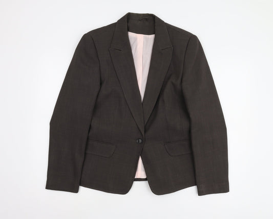 Dorothy Perkins Women's Brown Suit Jacket, Size 16