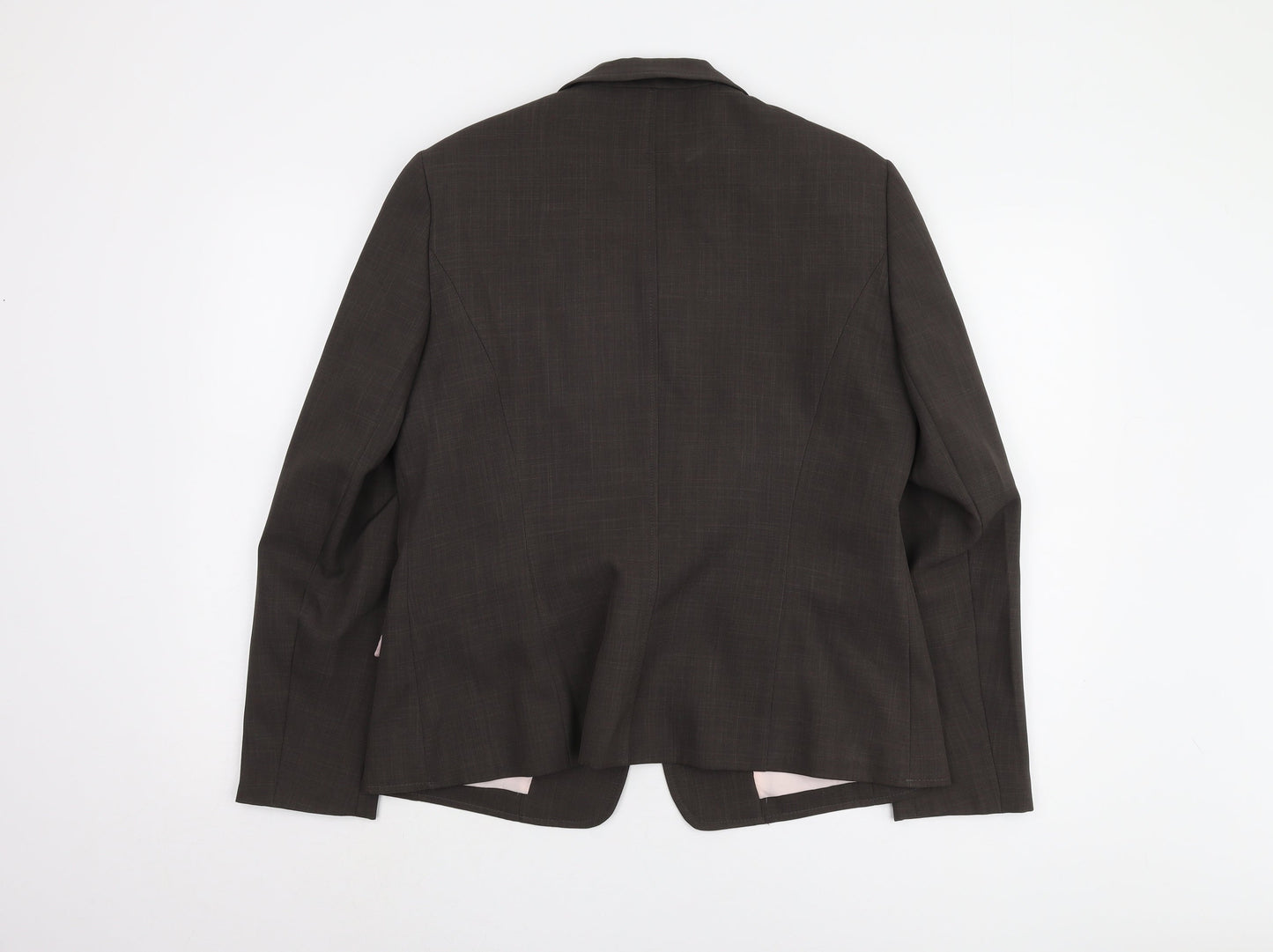 Dorothy Perkins Women's Brown Suit Jacket, Size 16