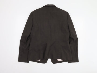 Dorothy Perkins Women's Brown Suit Jacket, Size 16
