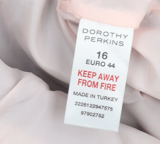 Dorothy Perkins Women's Brown Suit Jacket, Size 16