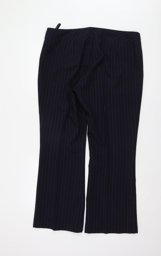 Womens UK Size 18 Dorothy Perkins Regular Fit  Black Trousers