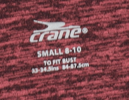 Crane Women's Red Activewear T-Shirt Size S