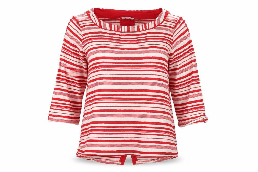 Womens UK Size 14 Marks and Spencer Red Basic T-Shirt