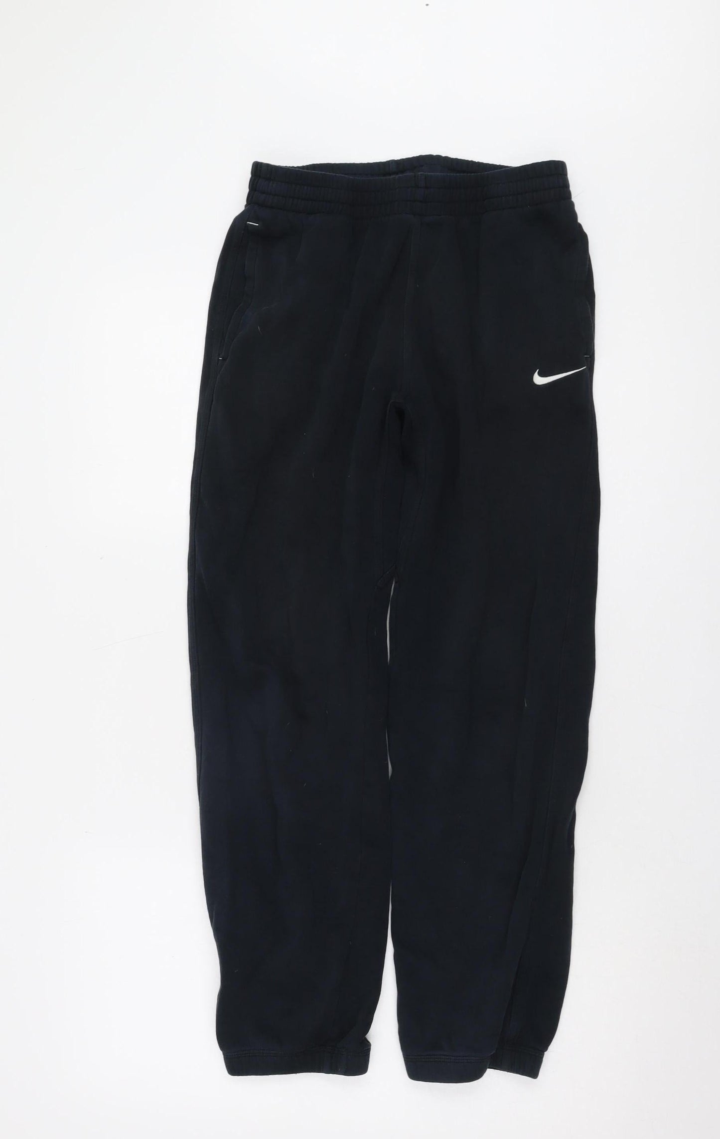 Nike Boys Black Jogger Trousers XL Cotton Blend