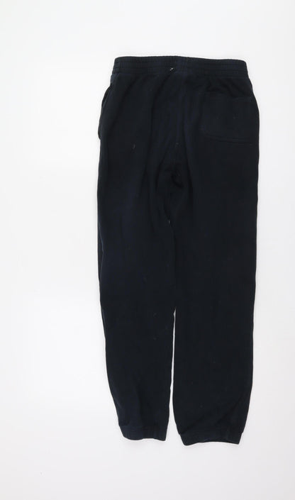 Nike Boys Black Jogger Trousers XL Cotton Blend