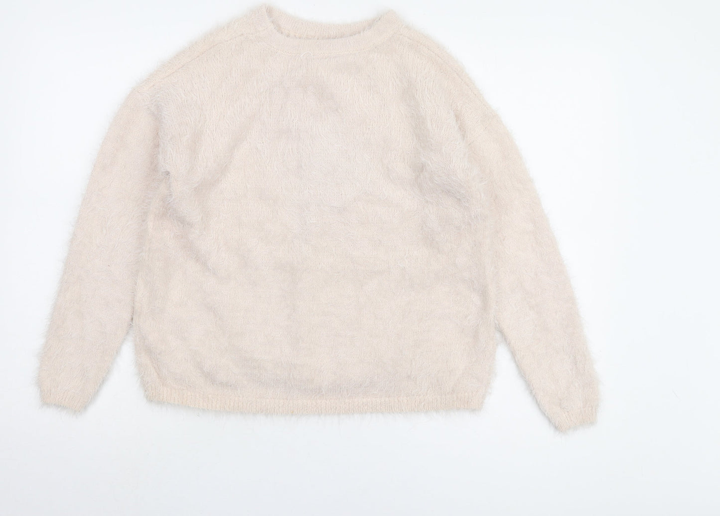 Disney Women's Ivory Beauty and the Beast Jumper, S