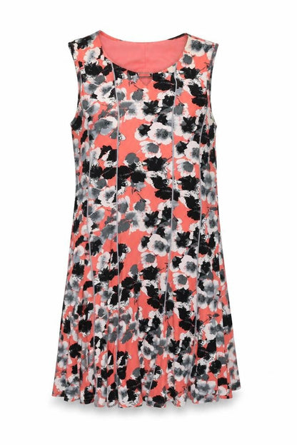 Anna Rose Women's Floral Sleeveless Dress, Size 14, Multicoloured