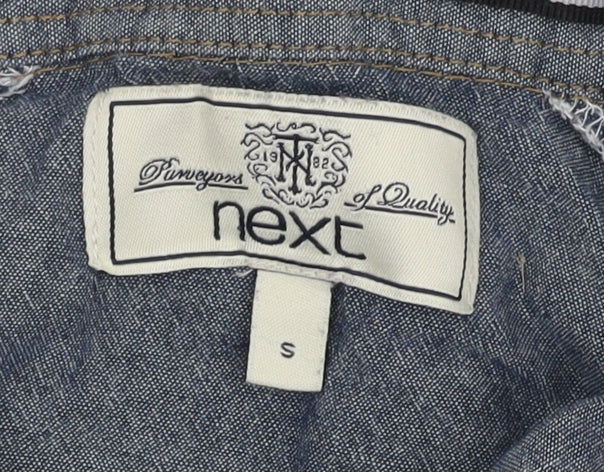 Next Men's Blue Cable-Knit Jumper, Size S, Crew Neck