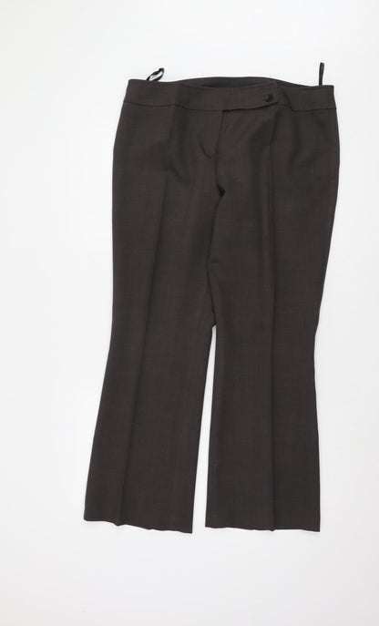 Womens UK Size 16 Dorothy Perkins Regular Fit Business Black Trousers
