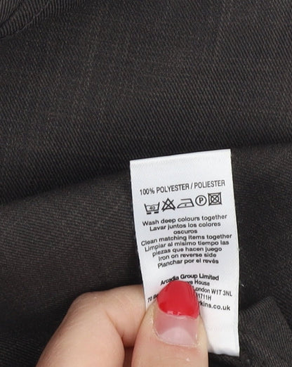 Womens UK Size 16 Dorothy Perkins Regular Fit Business Black Trousers