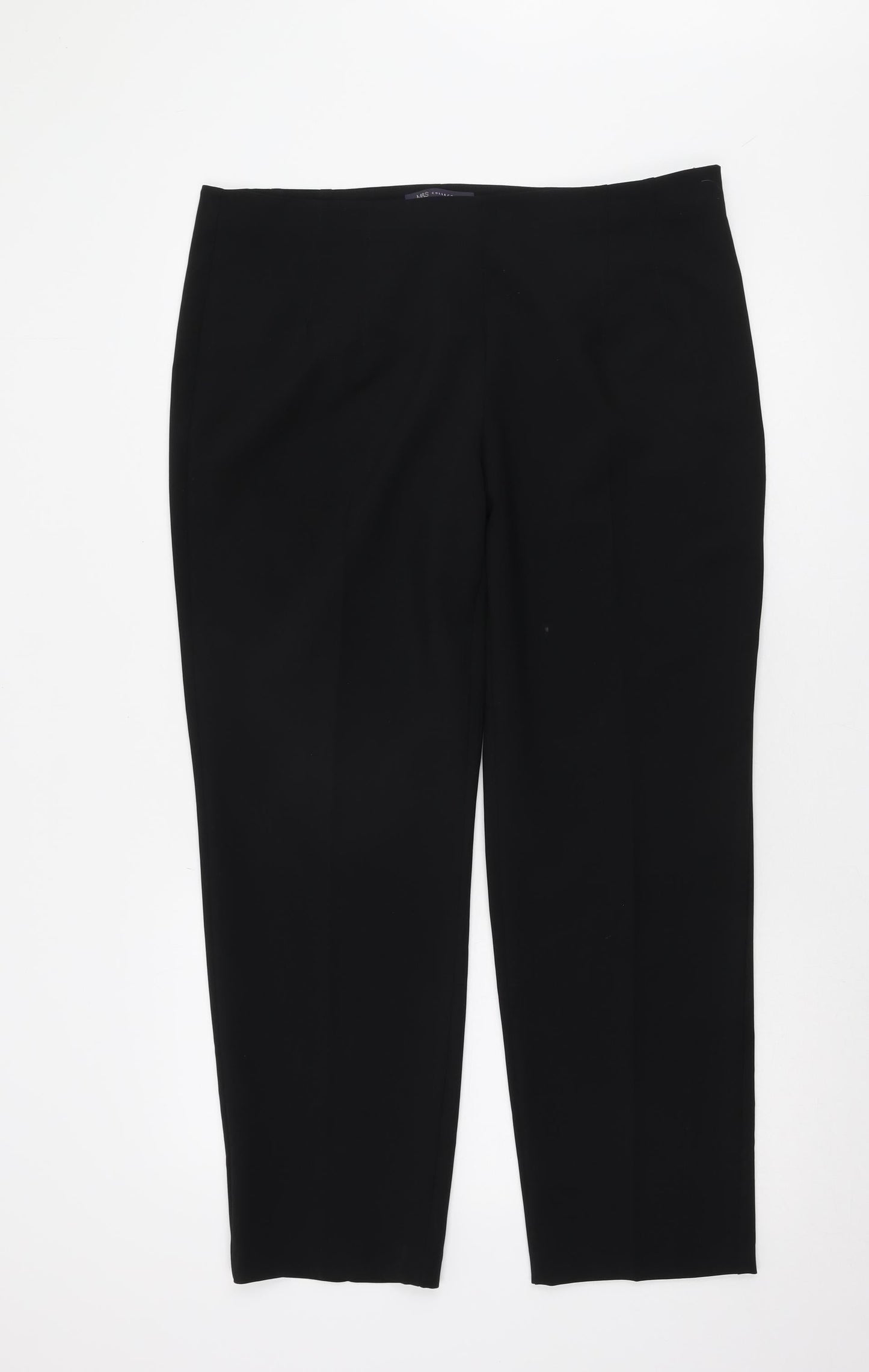 Womens UK Size 16 Marks and Spencer   Black Trousers