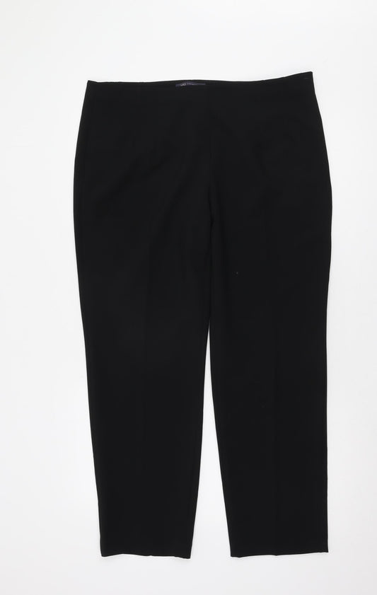 Womens UK Size 16 Marks and Spencer   Black Trousers