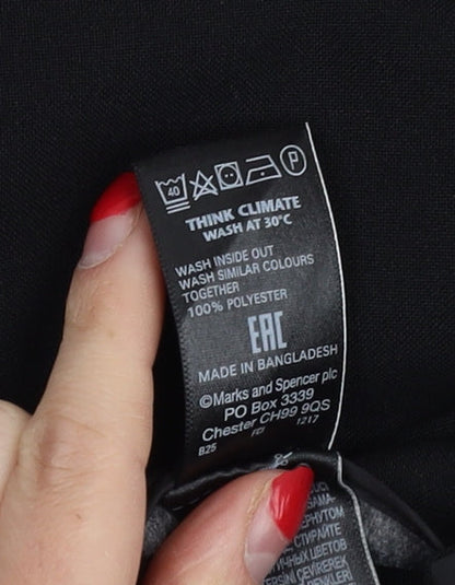 Womens UK Size 16 Marks and Spencer   Black Trousers