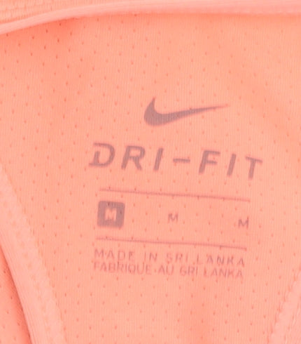 Womens UK Size M Nike Orange Basic Tank