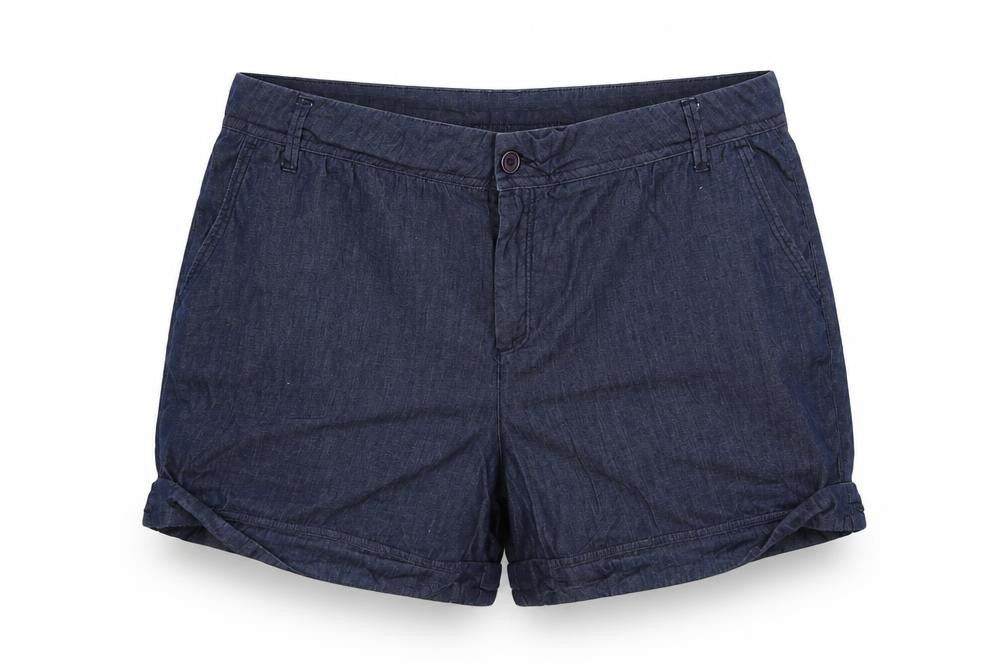 Front view of Principles Blue Women's Shorts, size 18, with Pockets