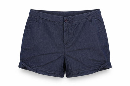 Front view of Principles Blue Women's Shorts, size 18, with Pockets