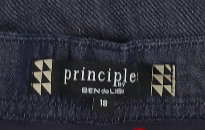 Principle Blue Women's Shorts Size 18 with Pockets