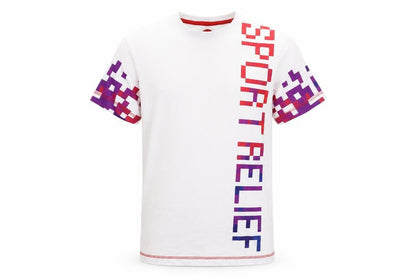 Mens UK Size XS Sport Relief White  T-Shirt