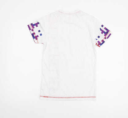 Sport Relief Men's XS White Graphic T-Shirt