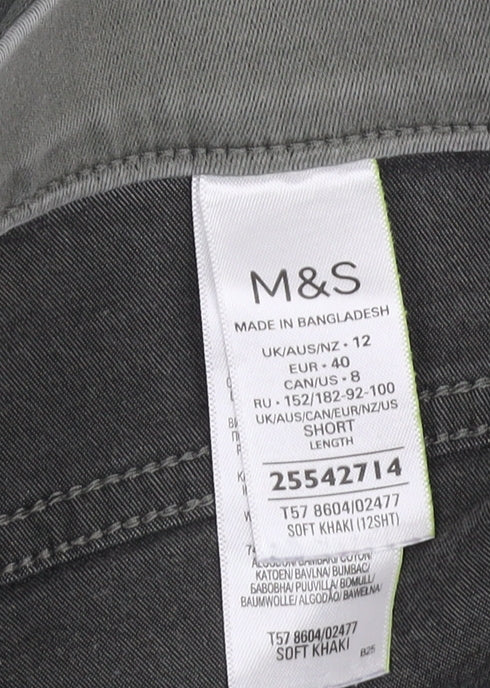 Womens UK Size 12 Marks and Spencer  Jegging Green Jeans