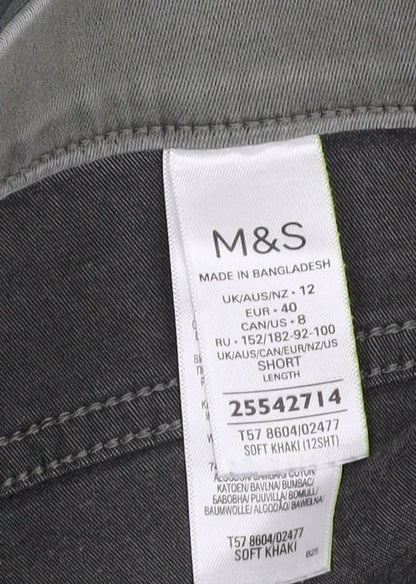 Womens UK Size 12 Marks and Spencer  Jegging Green Jeans