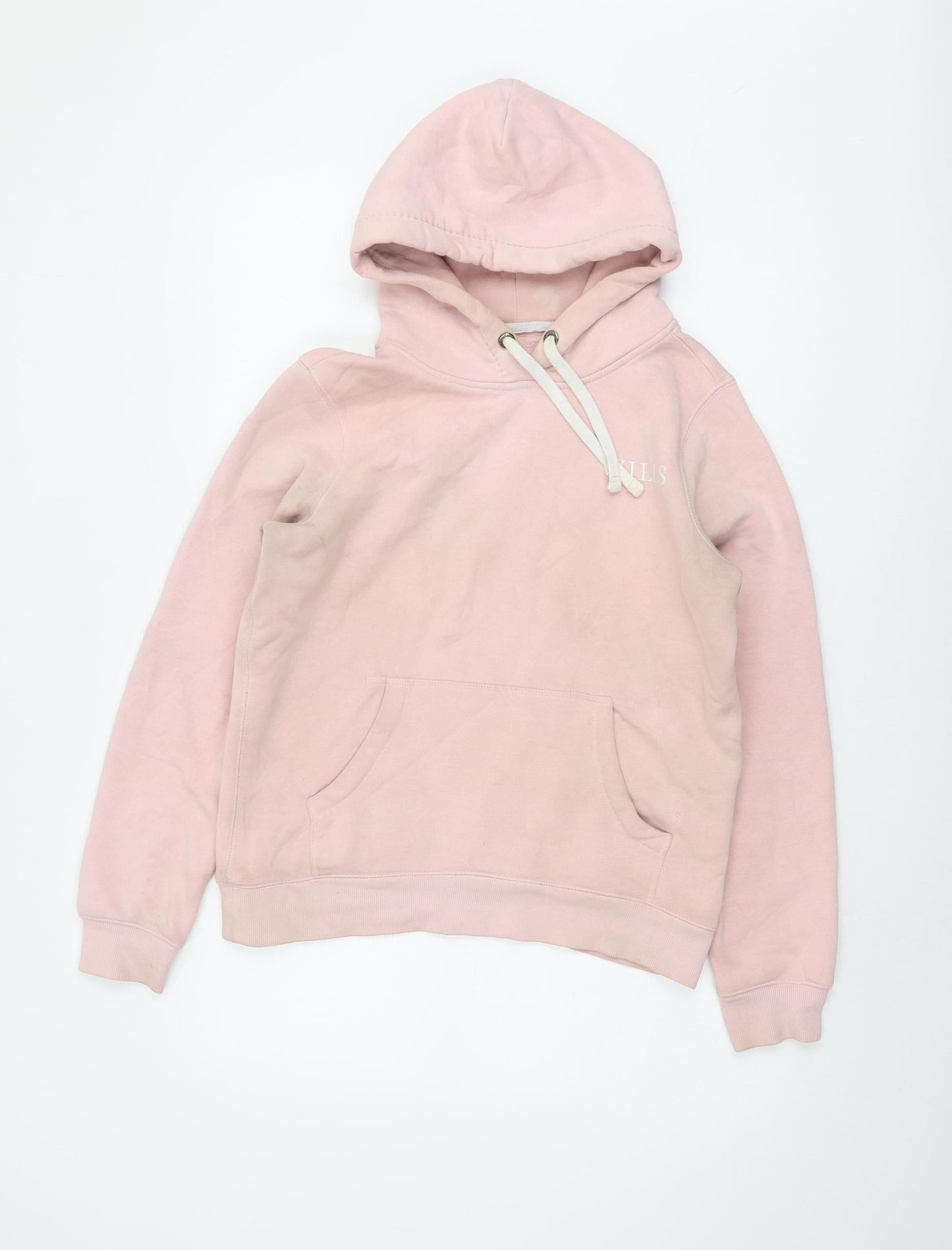 Womens UK Size 10 Jack Wills Pink Pullover Hoodie