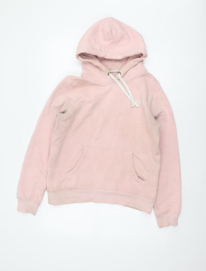 Womens UK Size 10 Jack Wills Pink Pullover Hoodie