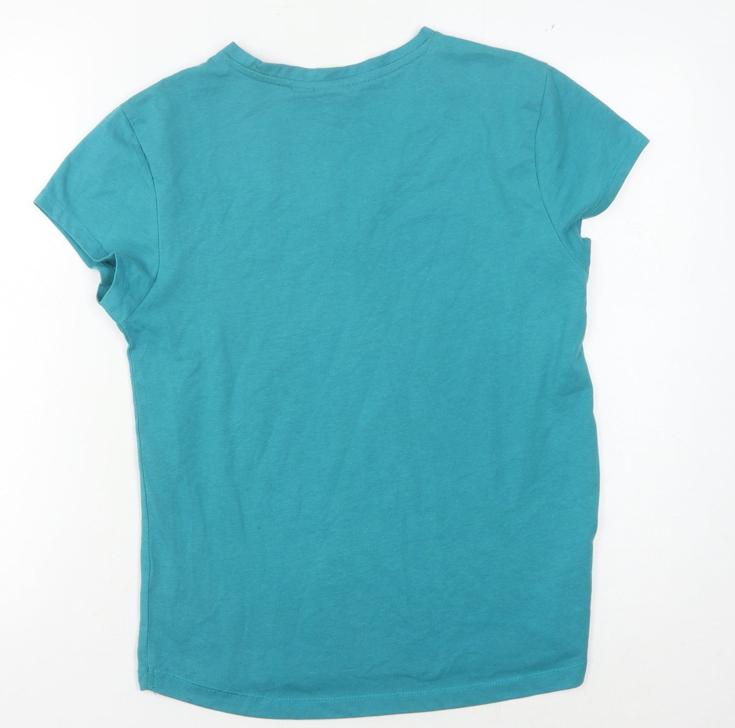 Womens UK Size 12 LA Gear Blue Basic T-Shirt