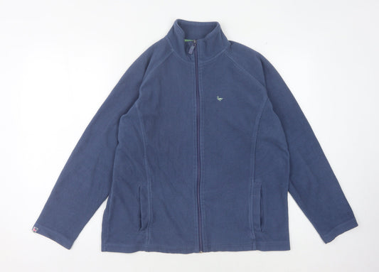 Womens UK Size L Isle Blue Basic Jacket