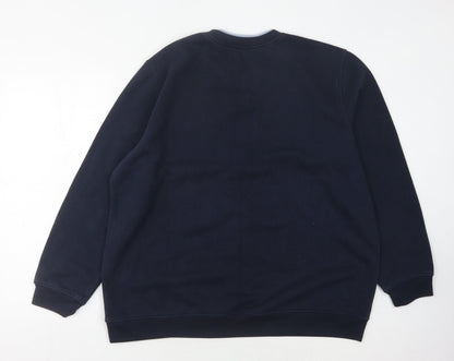 Northern Reflections Women's Blue Embroidered Sweatshirt XXL