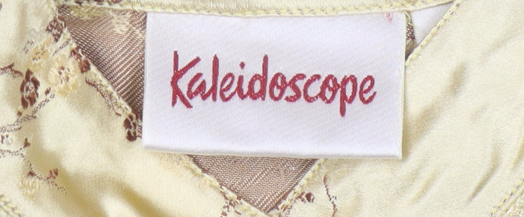 Womens UK Size 14 Kaleidoscope Ivory Basic Blouse