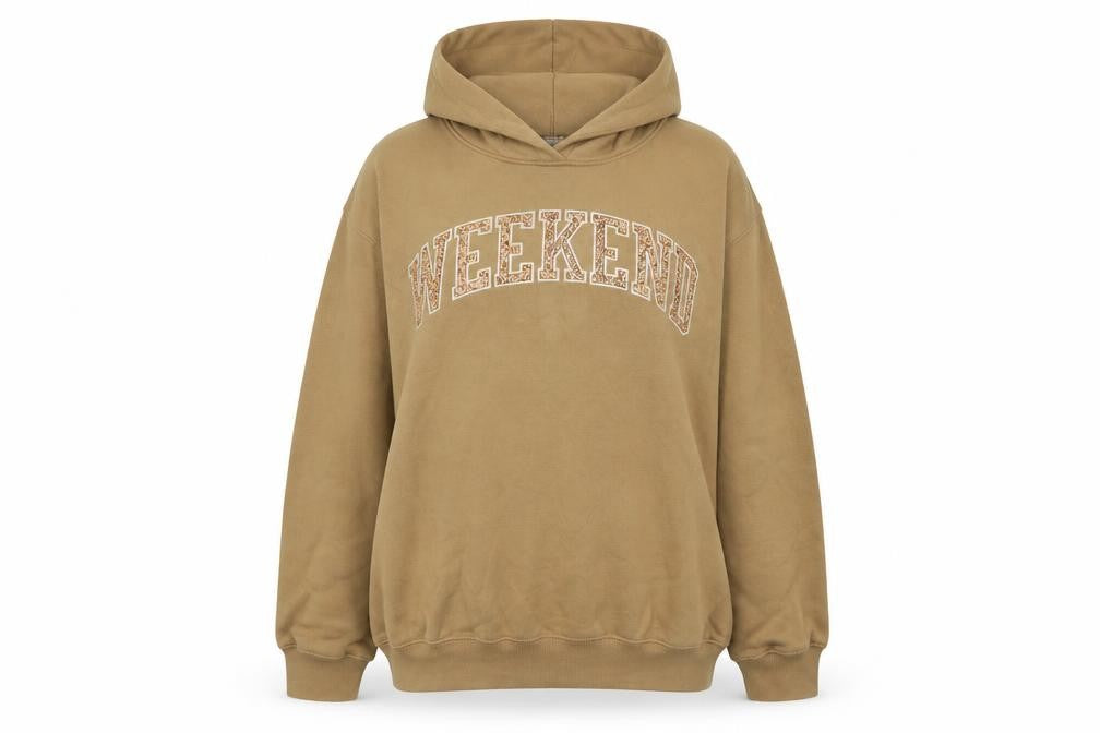 Womens UK Size L Marks and Spencer Brown Pullover Hoodie