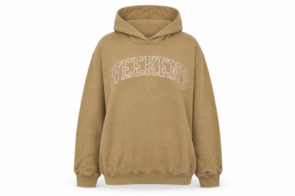 Womens UK Size L Marks and Spencer Brown Pullover Hoodie