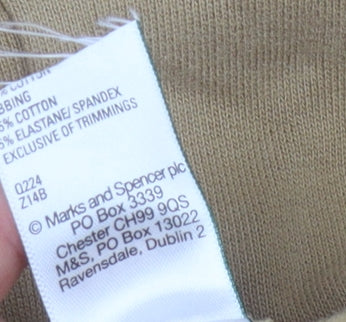 Womens UK Size L Marks and Spencer Brown Pullover Hoodie