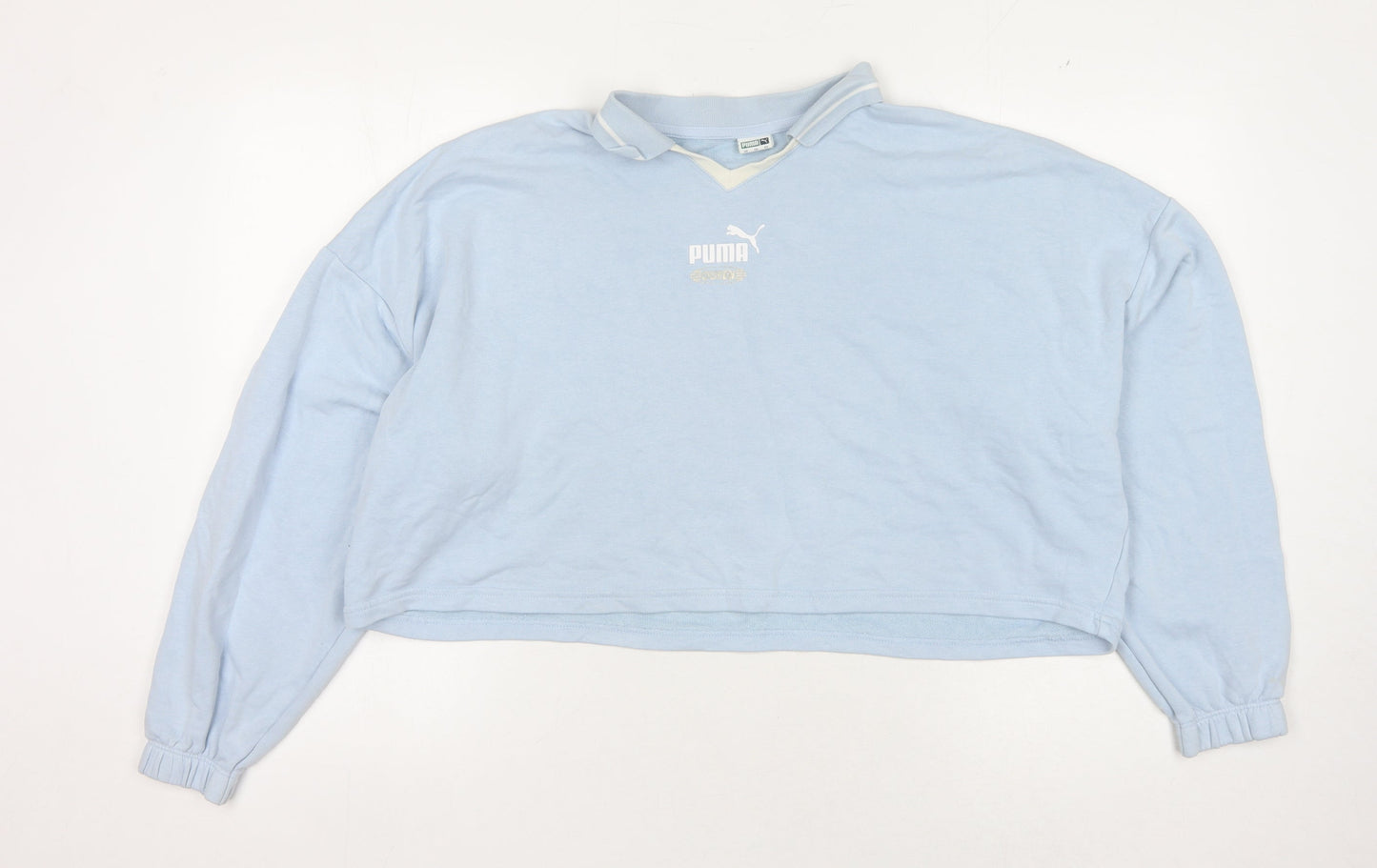 Puma Women's Blue XL Sweatshirt with Logo