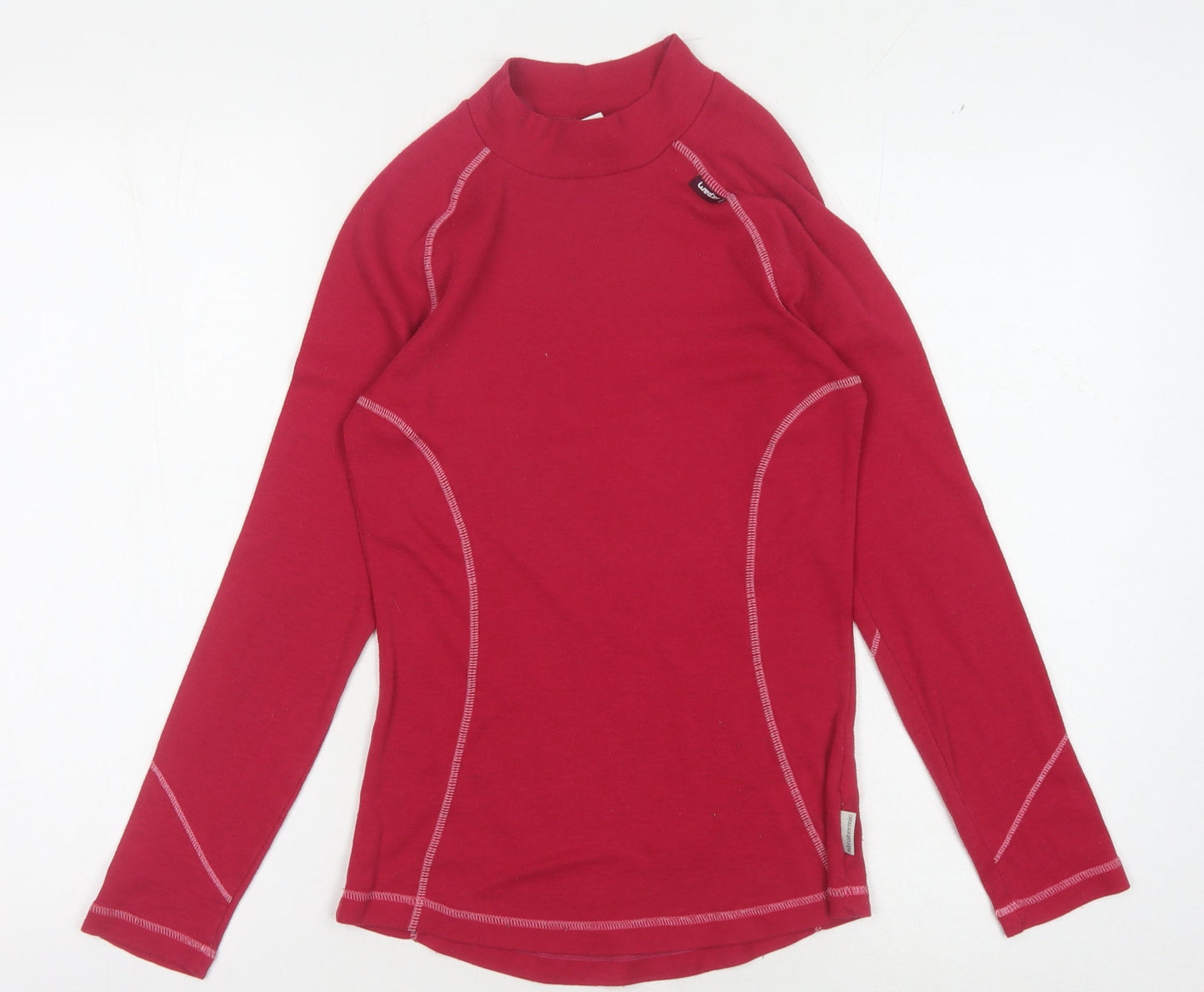 Wedze Women's Red Pullover Hiking Top