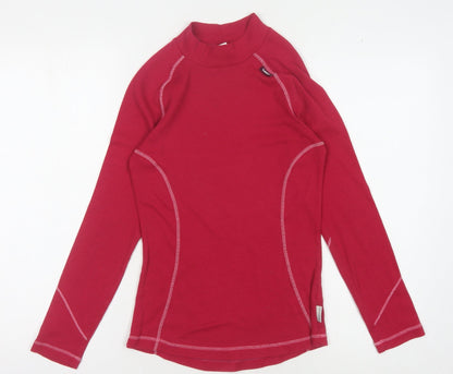 Wedze Women's Red Pullover Hiking Top
