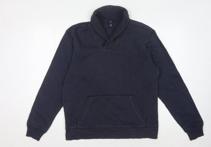 Mens UK Size M Gap Blue Pullover Sweatshirt