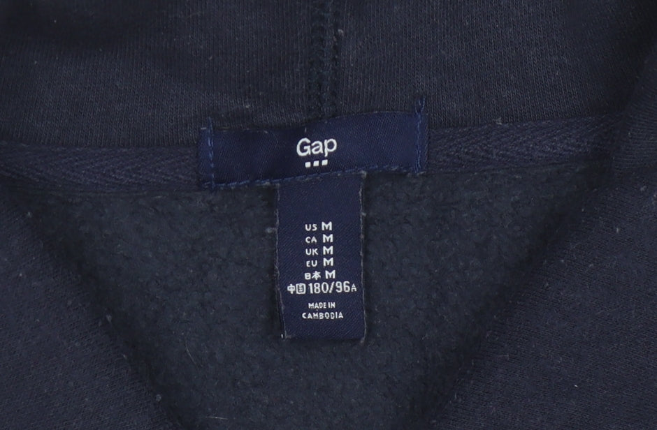 Mens UK Size M Gap Blue Pullover Sweatshirt