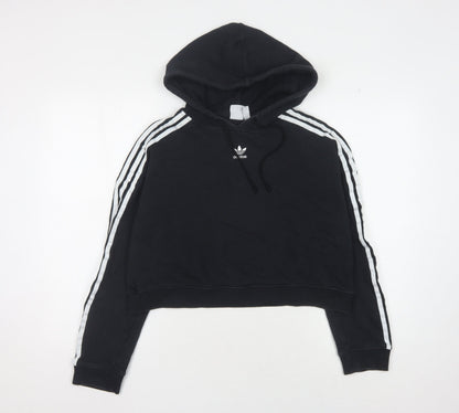 Adidas Women's Black Pullover Hoodie Size 8
