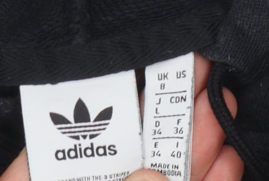 Adidas Women's Black Pullover Hoodie Size 8