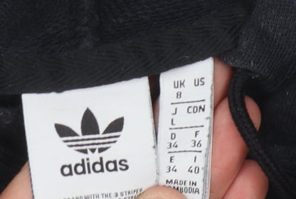 Adidas Women's Black Pullover Hoodie Size 8