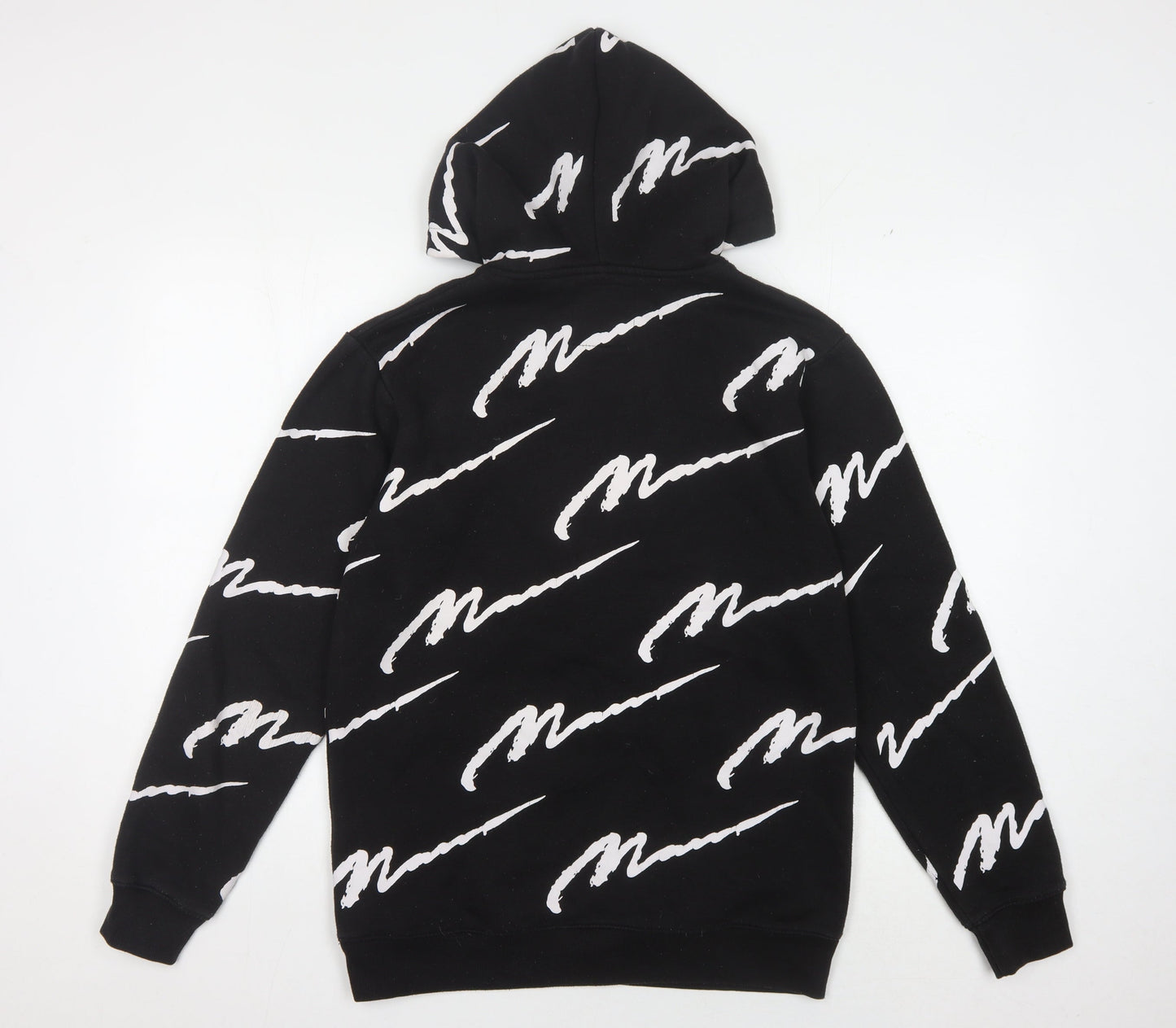 Mens UK Size XS boohooMAN Black Pullover Hoodie