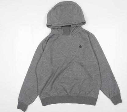 Mens UK Size L JACK & JONES Grey Pullover Hoodie