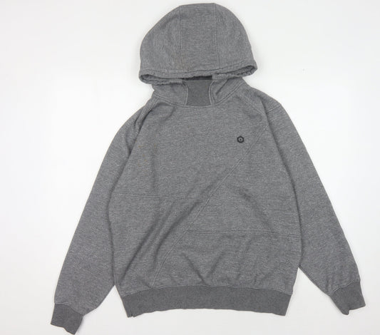 Mens UK Size L JACK & JONES Grey Pullover Hoodie